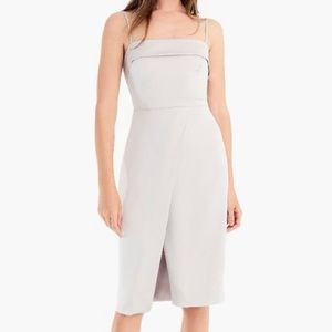 J Crew Silver Cocktail Dress
